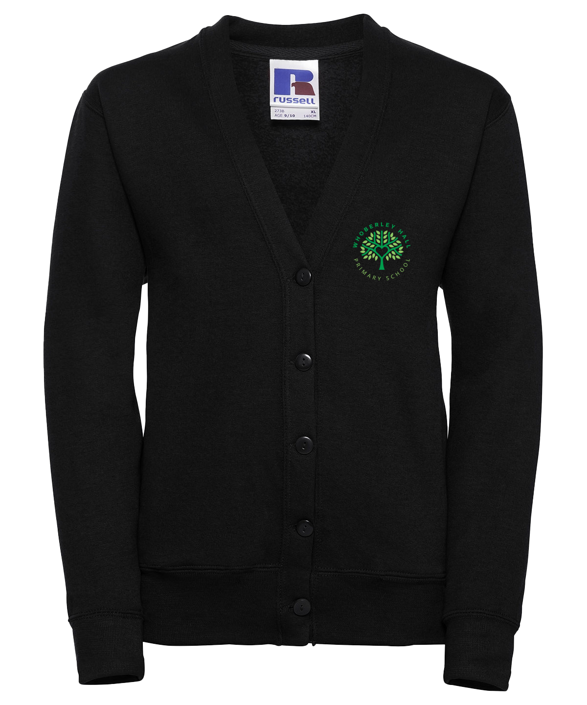 Whoberley Hall Black Cardigan for Year 6 only
