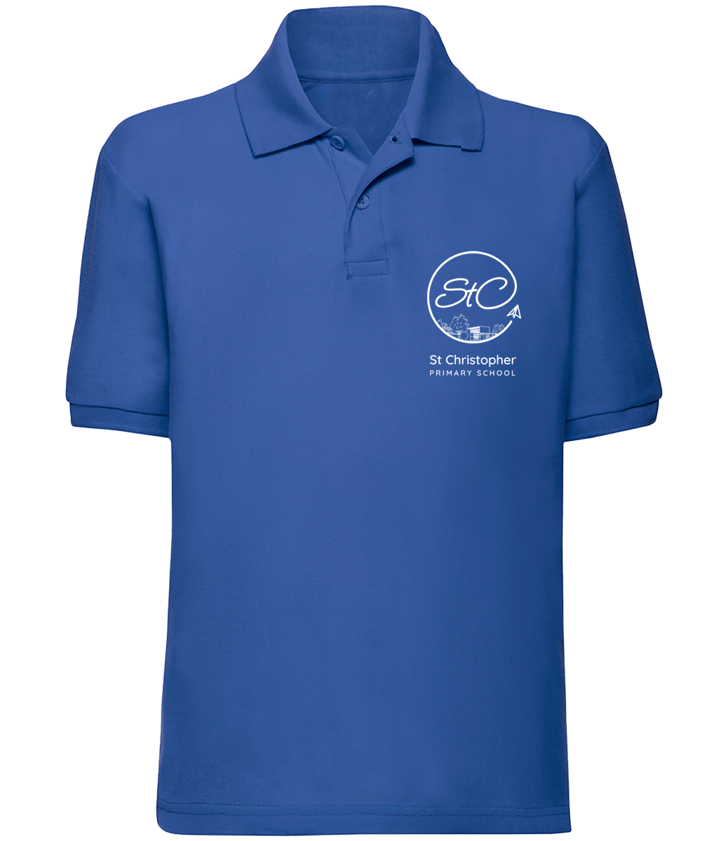 St. Christopher Polo Shirt Blue