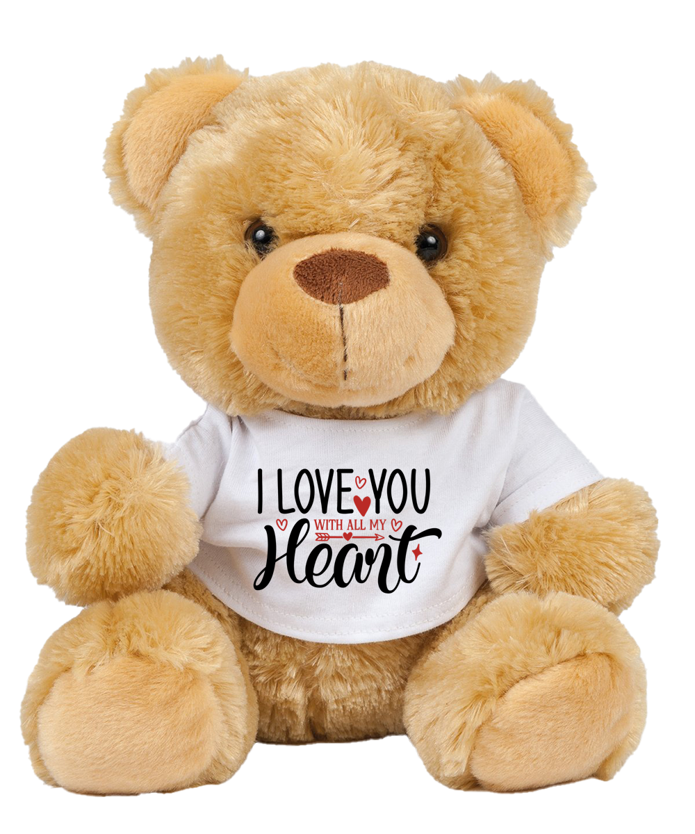 Valentines Teddy in a T – Senik Print - Main Image