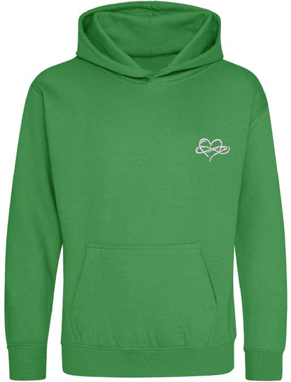 Childrens Infinity Hoodies Green Collection 280gsm