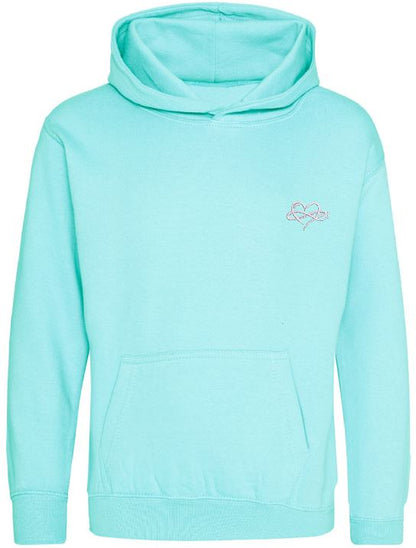 Childrens Infinity Hoodies Green Collection 280gsm