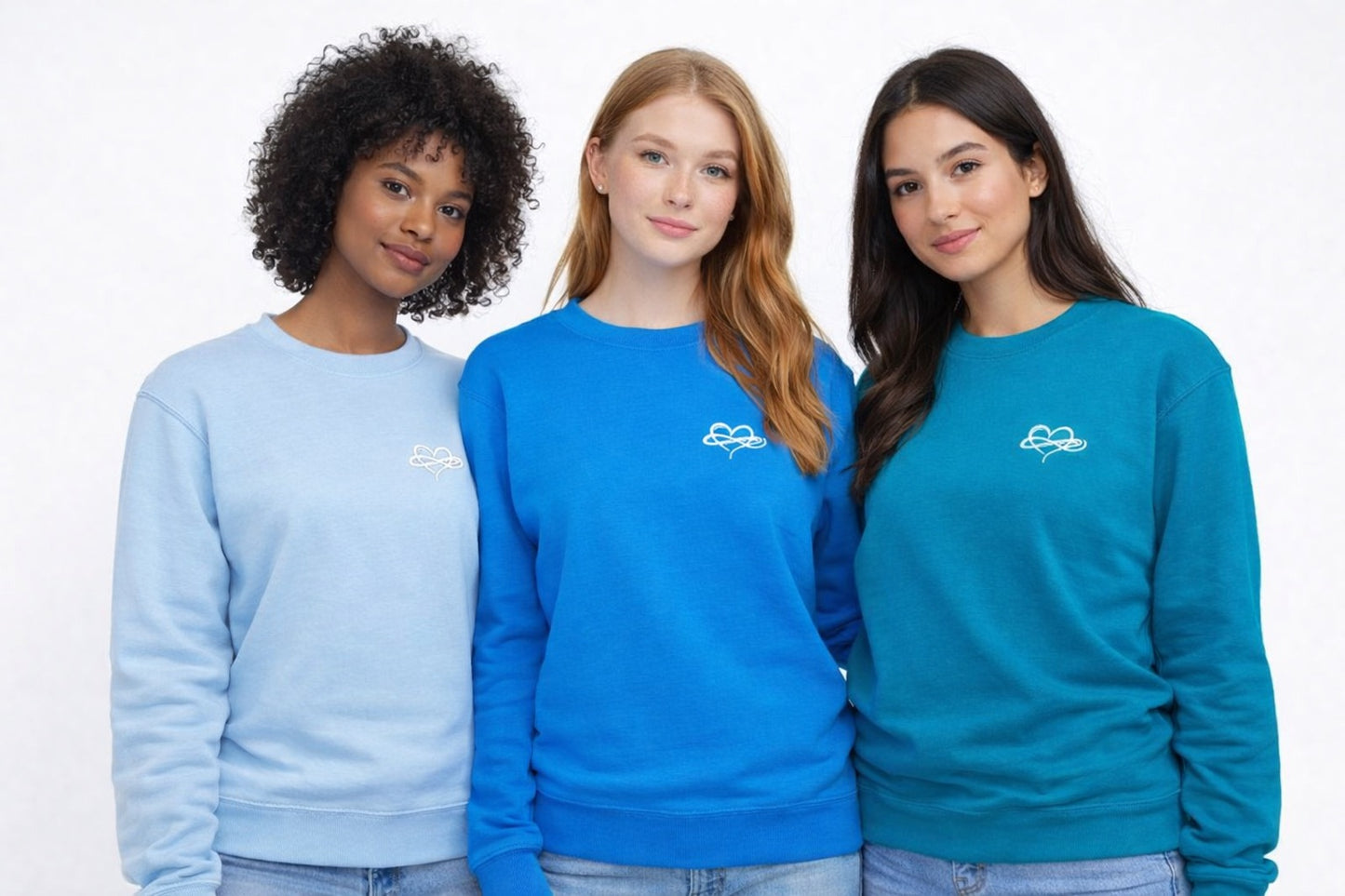 Infinity Sweatshirt Blue Green Collection 280gsm