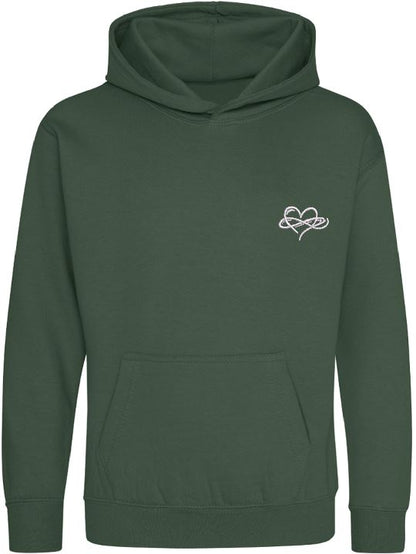 Childrens Infinity Hoodies Green Collection 280gsm