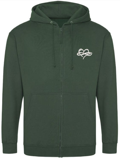 Infinity Classic Zoodie - Zipped Hoody Blues and Greens Collection 280 gsm