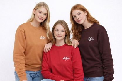 Infinity Sweatshirt Orange and Browns Collection 280gsm