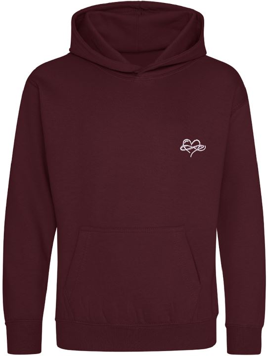 Childrens Infinity Hoodies Pink Purple Collection 280gsm