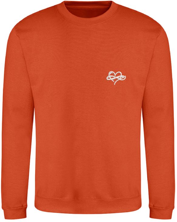 Infinity Sweatshirt Orange and Browns Collection 280gsm