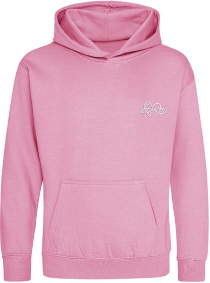 Childrens Infinity Hoodies Pink Purple Collection 280gsm