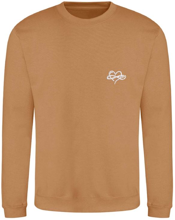 Infinity Sweatshirt Orange and Browns Collection 280gsm