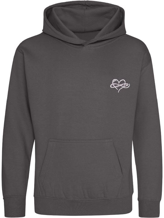 Childrens Infinity Hoodies Grey to Dark Collection 280gsm