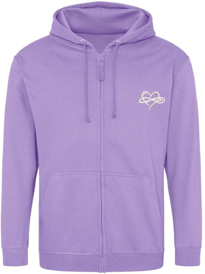 Infinity Classic Zoodie - Zipped Hoody Pinks and Purples Collection 280 gsm