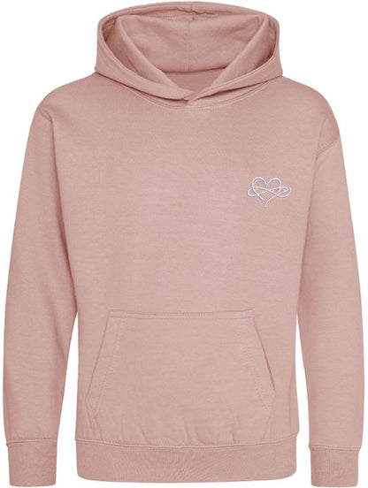 Childrens Infinity Hoodies Pink Purple Collection 280gsm