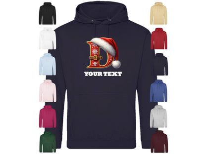 Christmas Personalised Hoodies Larger Sizes