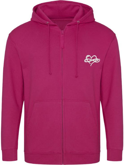 Infinity Classic Zoodie - Zipped Hoody Pinks and Purples Collection 280 gsm
