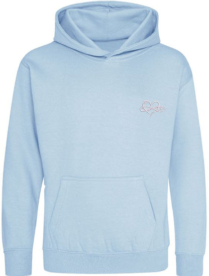 Childrens Infinity Hoodies Blues Collection 280gsm