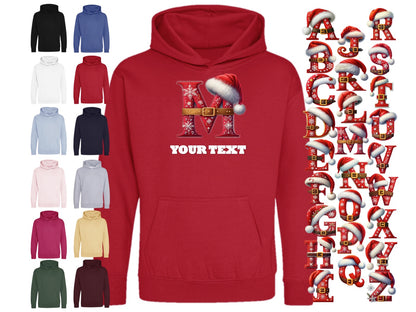 Christmas Personalised Hoodies Junior Sizes