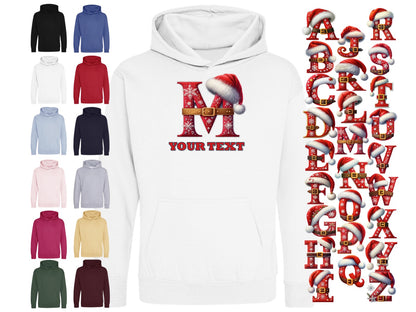Christmas Personalised Hoodies Junior Sizes