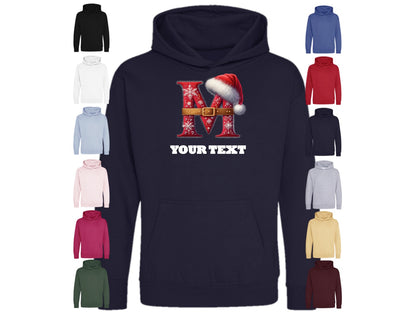 Christmas Personalised Hoodies Junior Sizes