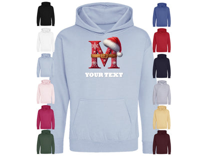 Christmas Personalised Hoodies Junior Sizes