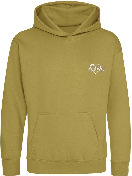 Childrens Infinity Hoodies Green Collection 280gsm