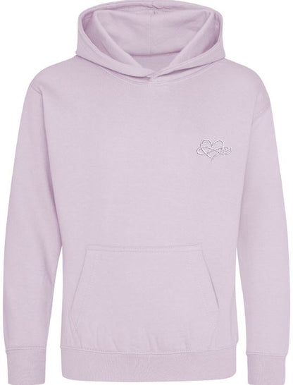 Childrens Infinity Hoodies Pink Purple Collection 280gsm