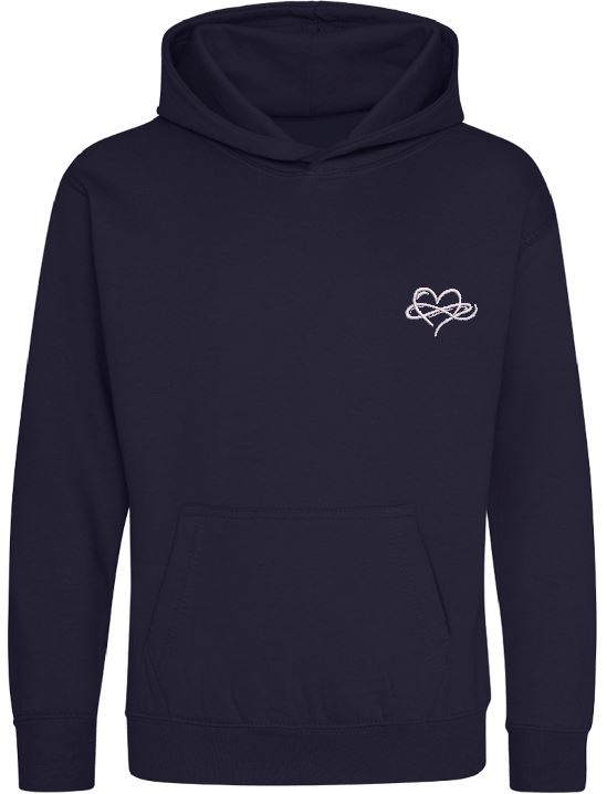 Childrens Infinity Hoodies Grey to Dark Collection 280gsm