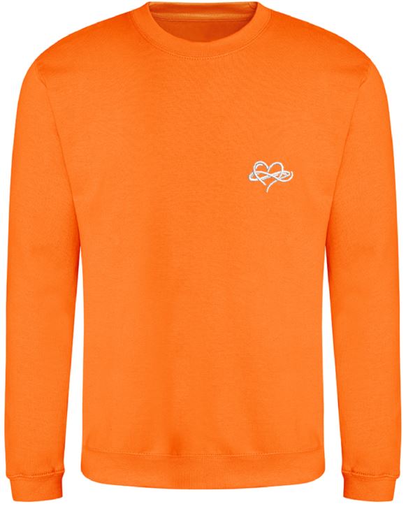 Infinity Sweatshirt Orange and Browns Collection 280gsm