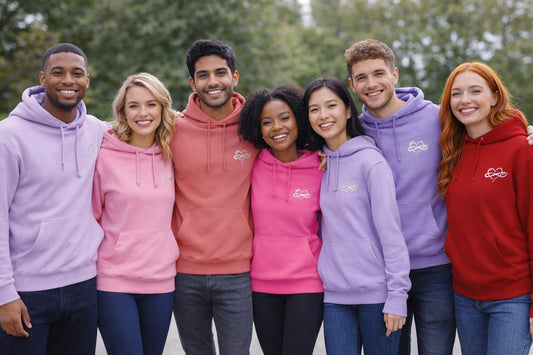 Infinity Hoodies Pink Purple Collection 280gsm