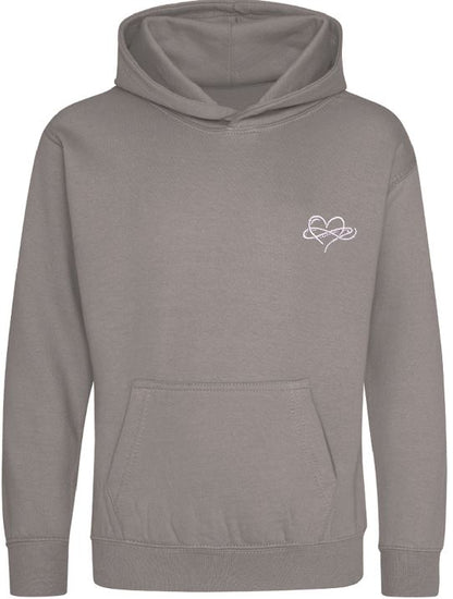 Childrens Infinity Hoodies Grey to Dark Collection 280gsm