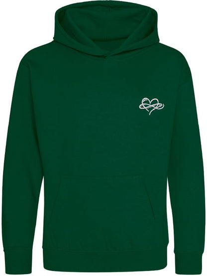 Childrens Infinity Hoodies Green Collection 280gsm