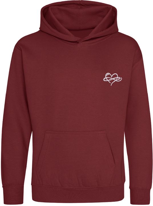 Childrens Infinity Hoodies Grey to Dark Collection 280gsm