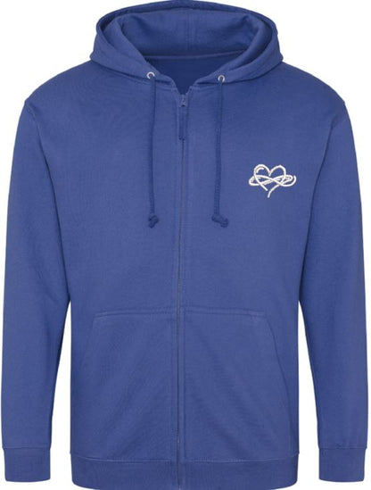Infinity Classic Zoodie - Zipped Hoody Blues and Greens Collection 280 gsm