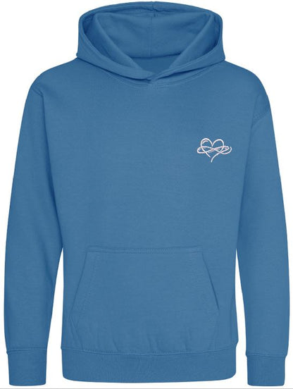 Childrens Infinity Hoodies Blues Collection 280gsm