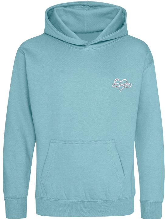 Childrens Infinity Hoodies Blues Collection 280gsm