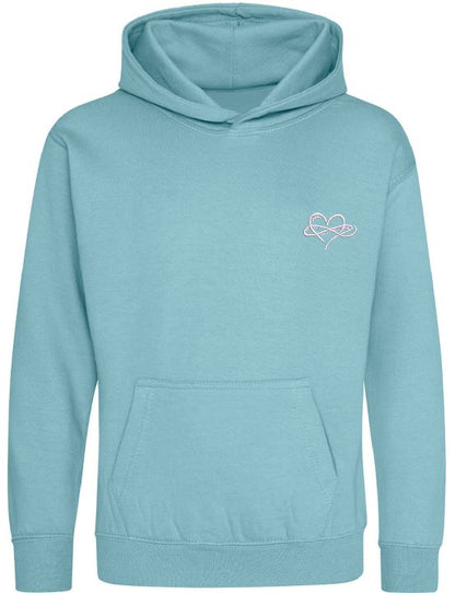 Childrens Infinity Hoodies Blues Collection 280gsm