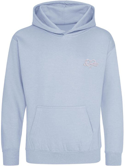 Childrens Infinity Hoodies Blues Collection 280gsm