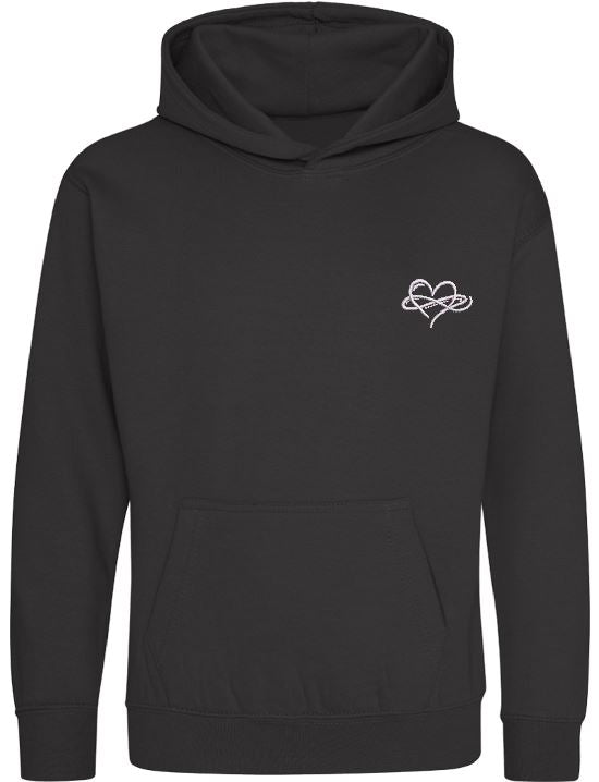 Childrens Infinity Hoodies Grey to Dark Collection 280gsm
