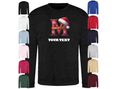 Christmas Personalised Sweatshirts Larger Sizes