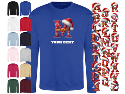 Christmas Personalised Sweatshirts Larger Sizes