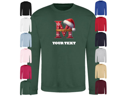 Christmas Personalised Sweatshirts Larger Sizes
