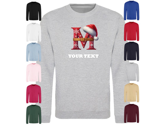 Christmas Personalised Sweatshirts Larger Sizes