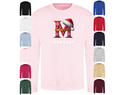 Christmas Personalised Sweatshirts Larger Sizes