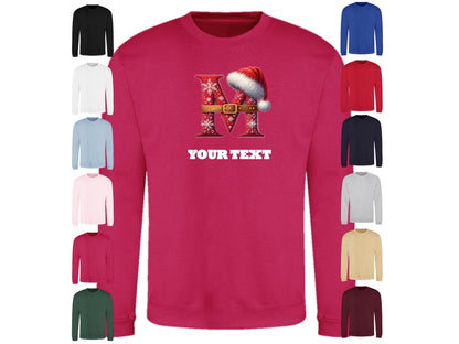 Christmas Personalised Sweatshirts Larger Sizes
