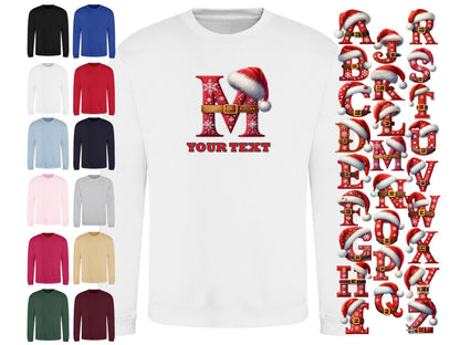 Christmas Personalised Sweatshirts Larger Sizes