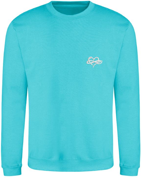 Infinity Sweatshirt Blue Green Collection 280gsm